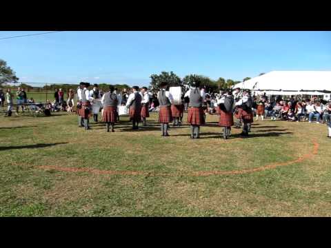 Tampa Bay Pipes & Drums, Grade 4, Frst Place; South East Florida Highland Games.