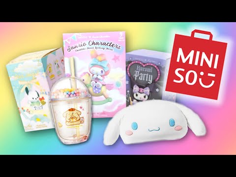 BUYING ONLY SANRIO AT MINISO! (Shop with me, Unlimited Budget #miniso)