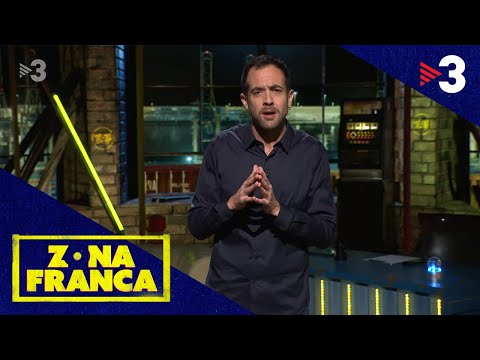 El Robot Emilio es cola al plató del "Zona Franca" per portar-li un regal al Joel - Zona Franca