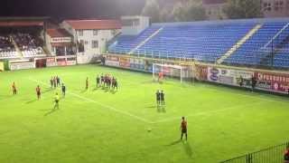 preview picture of video 'NK Široki Brijeg - FC Gabala - Djelić utakmice i press konferencija nakon iste'