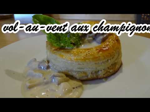 vol au vent aux champignons