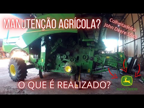 ?[MANUTENÇÃO] Como é realizado a MANUTENÇÃO AGRÍCOLA PREVENTIVA em uma colheitadeira JOHN DEERE S540