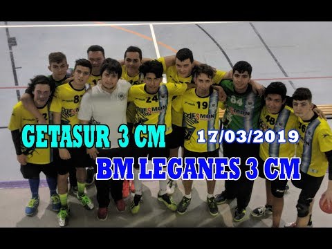 BALONMANO GETASUR 26-29 BM LEGANES 17/03/2019