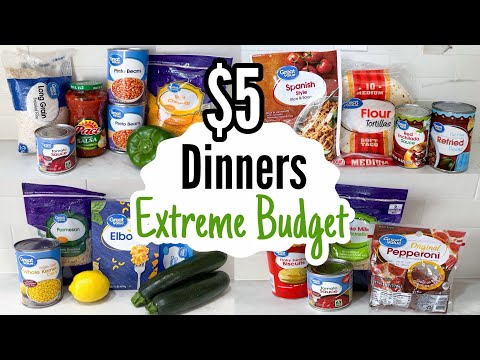 Grocery Prices Are Crazy… $5 Dinners That HELP