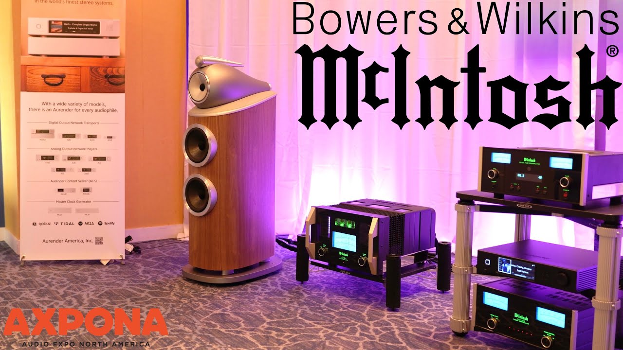 B&W Speakers with MCINTOSH Amplifiers: A POWERFUL Combo