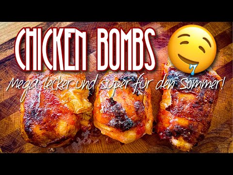 Chicken Bombs - Saftig, super lecker und einfach gemacht! #chicken #hähnchenrezept #grillen #bbq