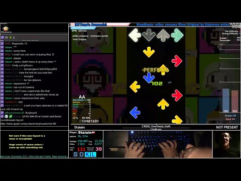 [Stepmania] (2015) Staiain - reflec streamz 1.1x (94.47% AA J4)
