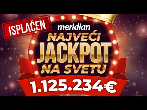 MERIDIAN MILIONER! Isplaćen najveći džekpot ikada od 1.1. MILION EVRA