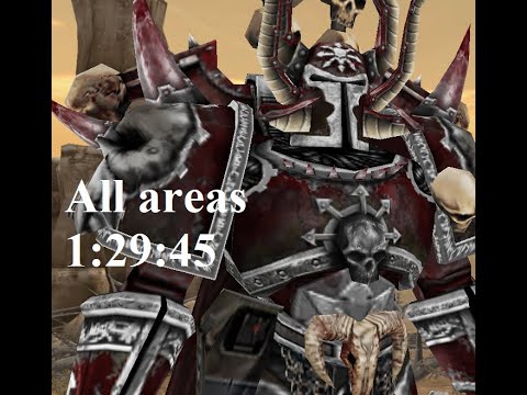 Speedrun Warhammer 40000: DoW Dark Crusade WR (All areas% Chaos) - 1:29:45