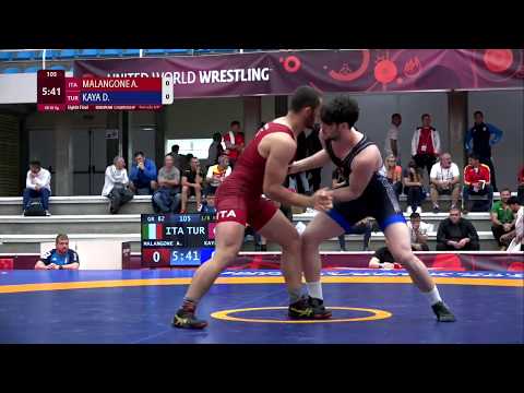 1/8 GR - 82 kg: A. MALANGONE (ITA) v. D. KAYA (TUR)