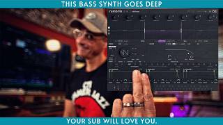 Video thumbnail for UVI Rumble: THE synth for your bottom end! by Jef Gibbons