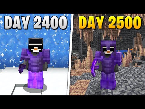 I Survived 2,500 Days in HARDCORE Minecraft...