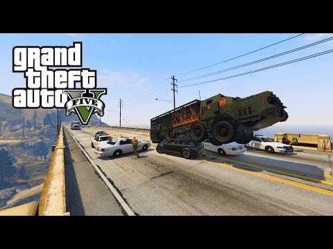 GTA 5 HVY Chernobog Crashes - Impact Compilation - Destruction