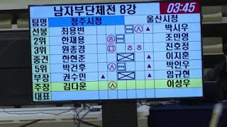 2020 추계전국실업검도대회 남자부 단체전 8강 청주시청 VS 울산시청 주장전