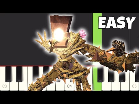 Roblox DOORS - The Great Outdoors Ending Theme - EASY Piano Tutorial