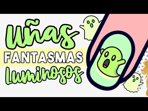 ¡NO VAS A CREER ESTE EFECTO! 👻 UÑAS FANTASMAS LUMINOSOS