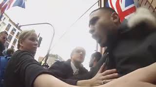 Islam's Master Race Supremacists vs Britain First Patriots in London.