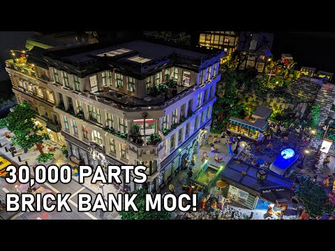 Epic Milestone: Brick Bank LEGO® MOC with 30,000+ Pieces Finished!