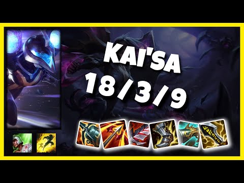 Kai'Sa vs Ezreal OCE Challenger BOT (18/3/9) - v11.4