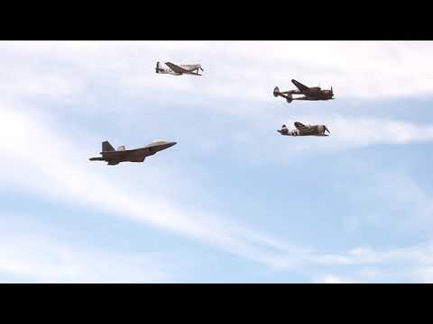 2019 Heritage Flight 4 ship Formation
