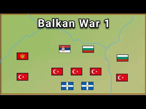 The First Balkan War Animated - ibeHistory