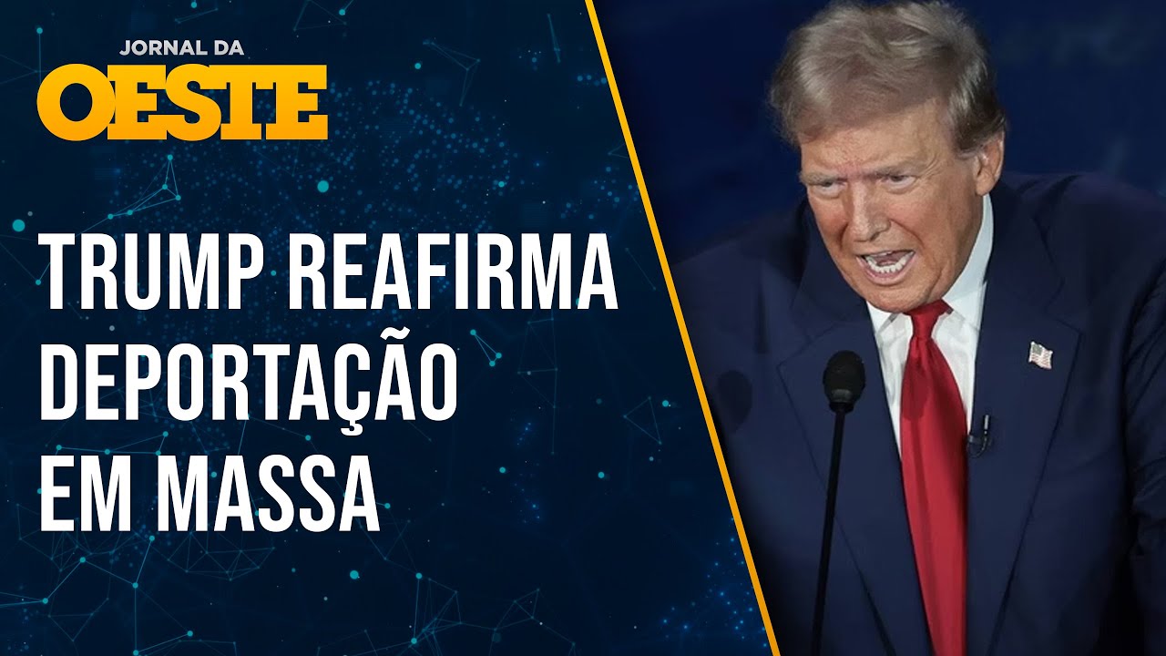 Sem papas na língua, Trump reafirma execução de deportação em massa nos EUA