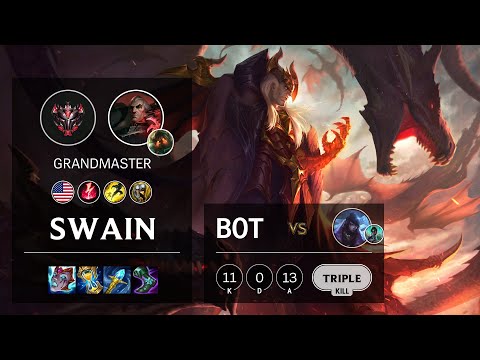 Swain Bot vs Aphelios - NA Grandmaster Patch 11.3