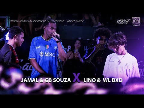 LINO & WL BXD x JAMAL & GB SOUZA | 1 FASE | #ARRAVIVE4 | Batalha do Tanque | RJ
