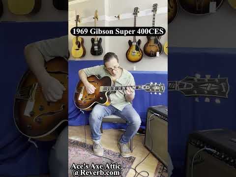 Vintage 1969 Gibson Super 400CES Carved Archtop~Jazz Box Hollow Body Electric Guitar~Sunburst~Dual Patent Sticker Humbucking Pickups w/OHSC~A Superb Instrument in Excellent Condition! ~NEW REDUCED PRICE~ *See our VIDEO* image 26