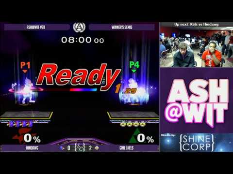 Hindawg (Falco) vs GHQ | Kels (Marth, Sheik) - ASH@WIT #78 Melee Winner's Semis