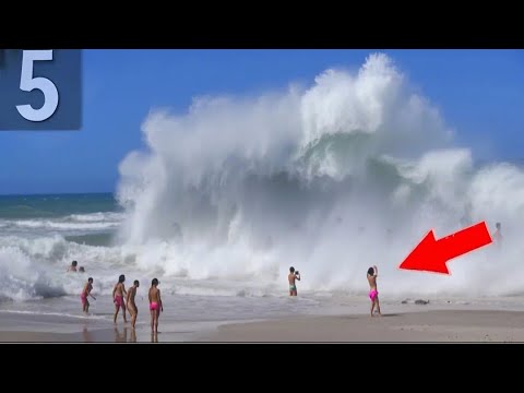 Top 5 Scary Beach Waves You Must Run From!