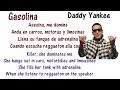 Gasolina Daddy Yankee Lyrics English And Spanish Gasolina English Lyrics Translation Meaning