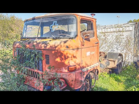 Verlassener W50 Sattelschlepper VEB Minol