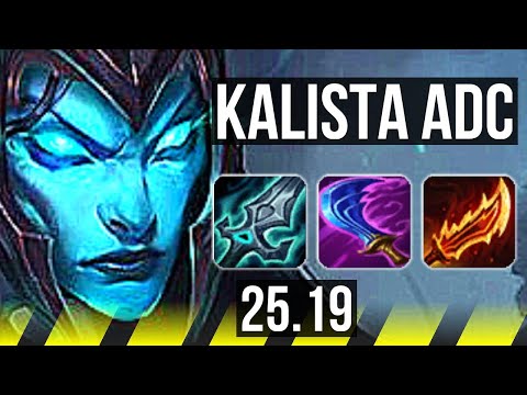 KALISTA & Rakan vs JHIN & Alistar (ADC) | KR Master | 25.19