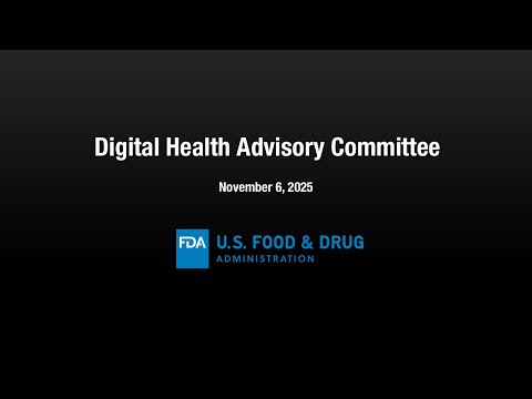 Digital Health Advisory Committee Meeting