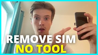 How To Remove SIM Card Without Tool (ANY PHONE)