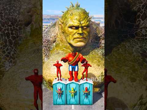 GTA V : SPIDER-MAN, HULK, IRONMAN RESCUES HIS KID 😲 #shorts #gta5
