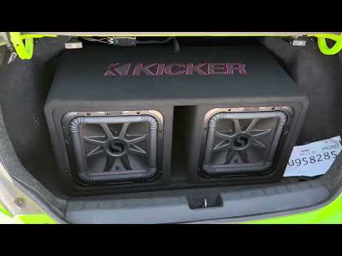 Civic 2017 with this kicker l7r 12”