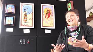 Santa Fe Indian Market 2021  Topaz Jones Painter