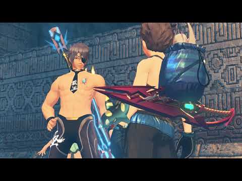 Xenoblade Chronicles 2 Swimsuit Edition Cutscene 109 - Zeke to the Rescue!