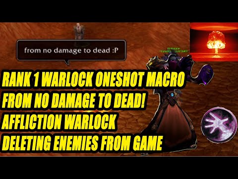AFFLICTION WARLOCK PVP - ONESHOT MACRO - BuaLock SHADOWLANDS 9.0.2 - FROM 3v3 Arenas / Duels!