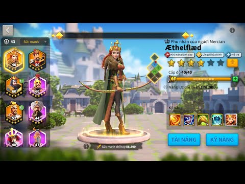 Æthelflæd - Tướng Cam Dễ Max Skill Nhất Game Rise Of Kingdoms