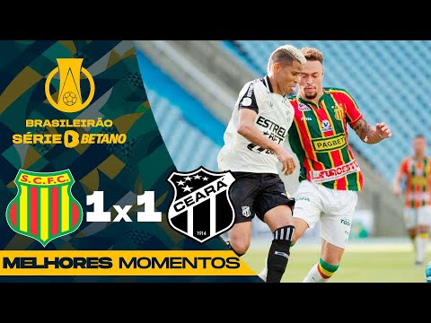 Gols e lances de Sampaio Corrêa x Ceará