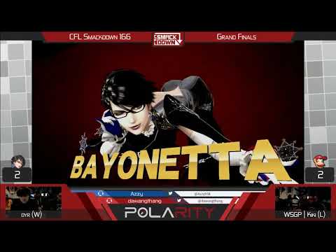 CFL Smackdown 166 WiiU - Dyr (Bayonetta) vs Kiki (Diddy Kong) - Grand Finals
