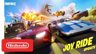 Nintendo Get Behind the Wheel In The Joy Ride Update | Fortnite anuncio
