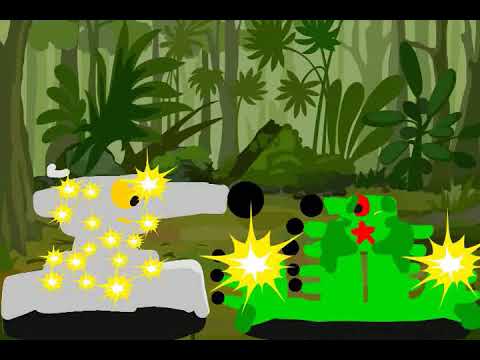 Dora vs kv 44m cartoon about tanks