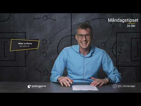 Speltips: Milan - Roma & Burnley - Tottenham