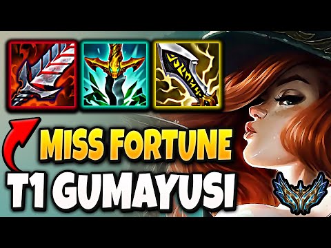 T1 Gumayusi Miss Fortune ADC vs Lucian - Patch 25.9 Korea Challenger