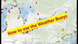 How to use the NOAA Buoys to get Wind and Wave conditions