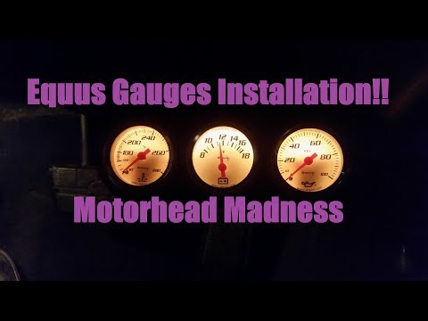 Equus After Market Gauges Installation Tutorial